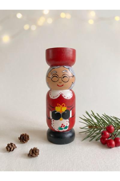 Mrs. Claus Candle Holder 